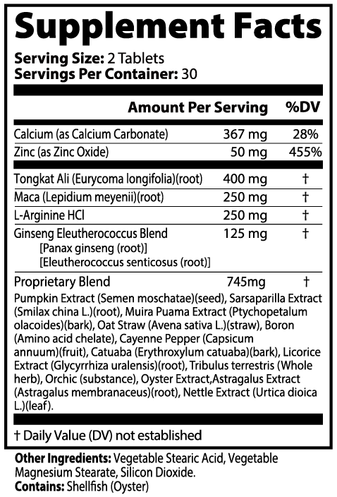 Cythiane Men's Vitality Tablets