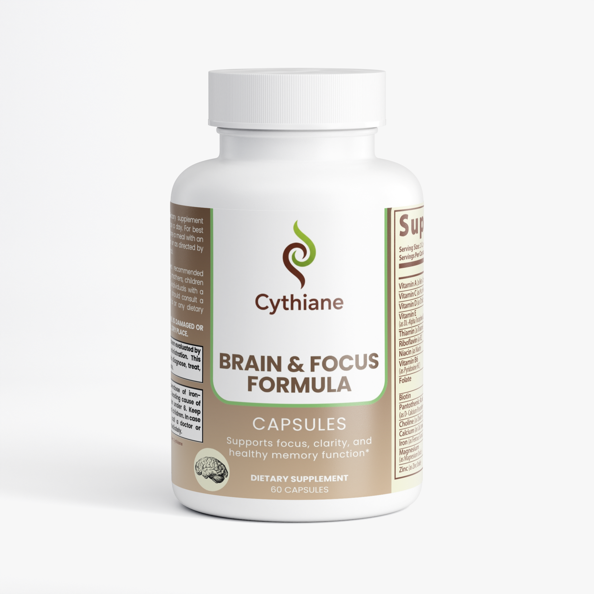 Cythiane Brain & Focus Formula Capsules