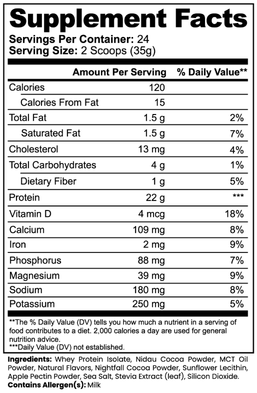 Advanced 100% Whey Protein Isolate